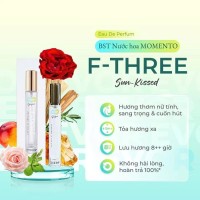 Nước hoa nữ F-THREE SUN-KISSED (Nụ hôn màu nắng) 10ml – Nữ tính thuần khiết