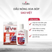 Dầu Nóng Sao Việt Fobelife Xoa Bóp Bong Gân, Đau Nhức Xương Khớp