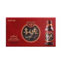 Hộp 10 chai Nước hồng sâm hỗ trợ tăng cường sức khỏe đề kháng và bồi bổ cơ thể HONGSAMJIN GOLD 100ml